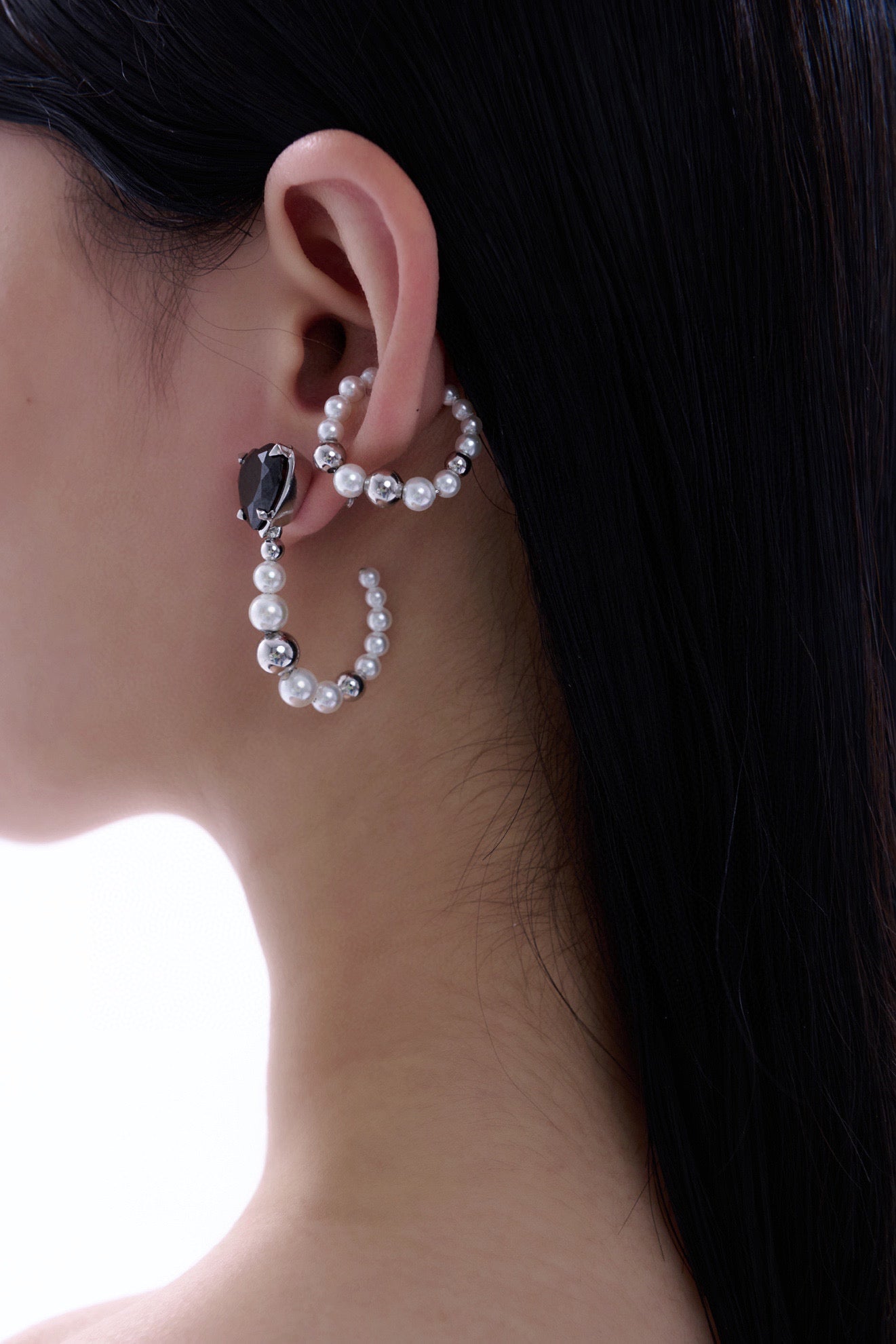 Heart Pearl Earrings