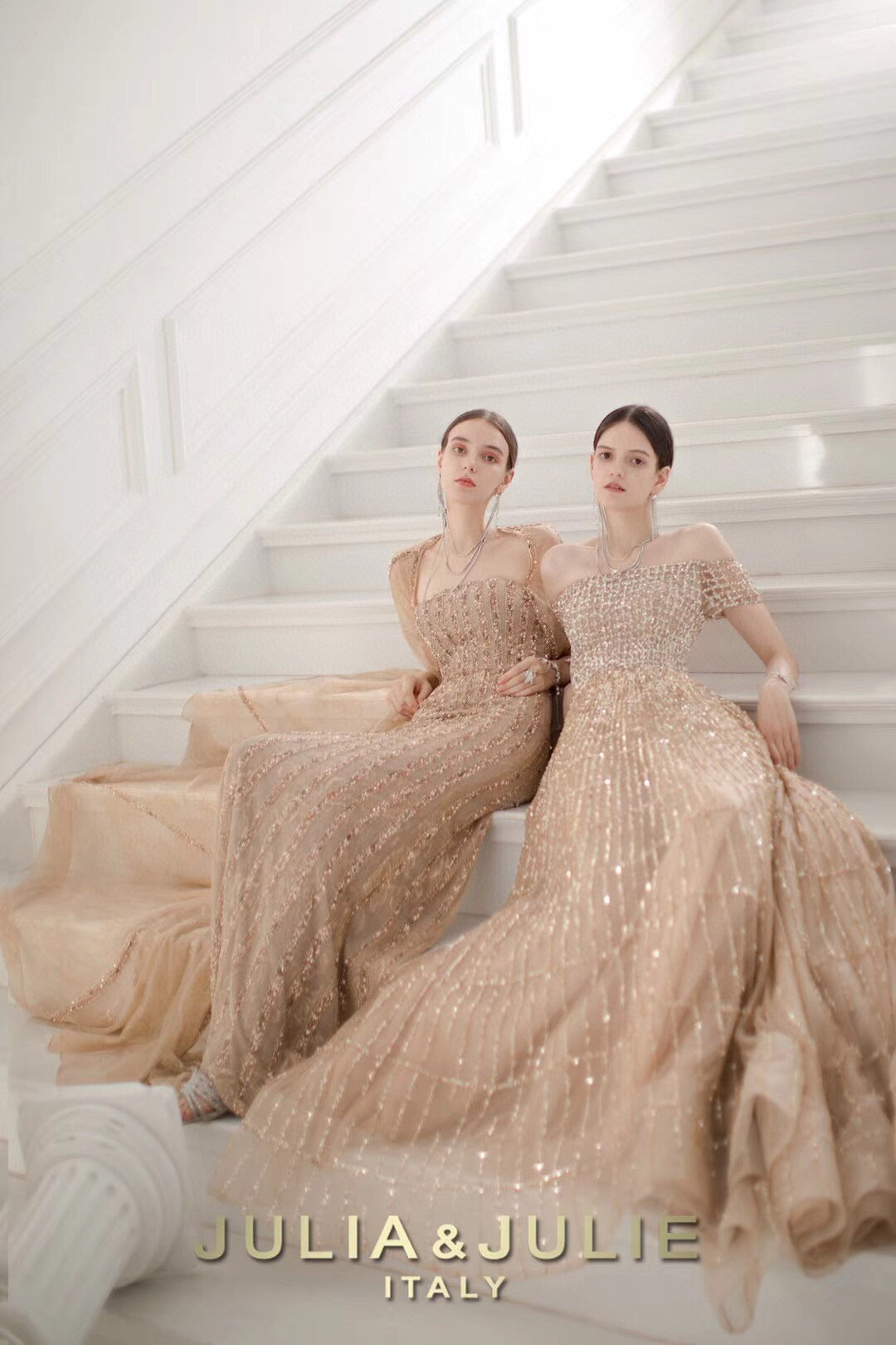 Coffee Court Floor-Length Cape Dress