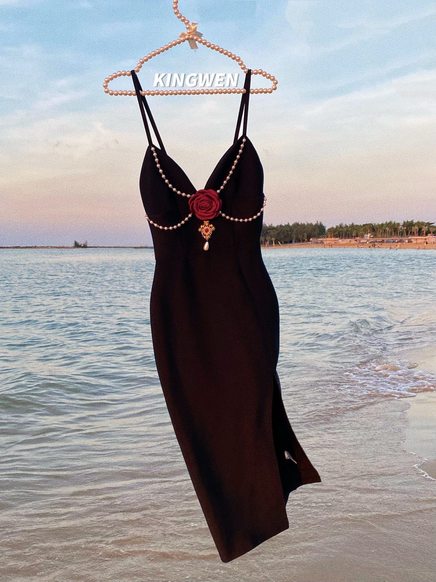 Sunset Rose Dress