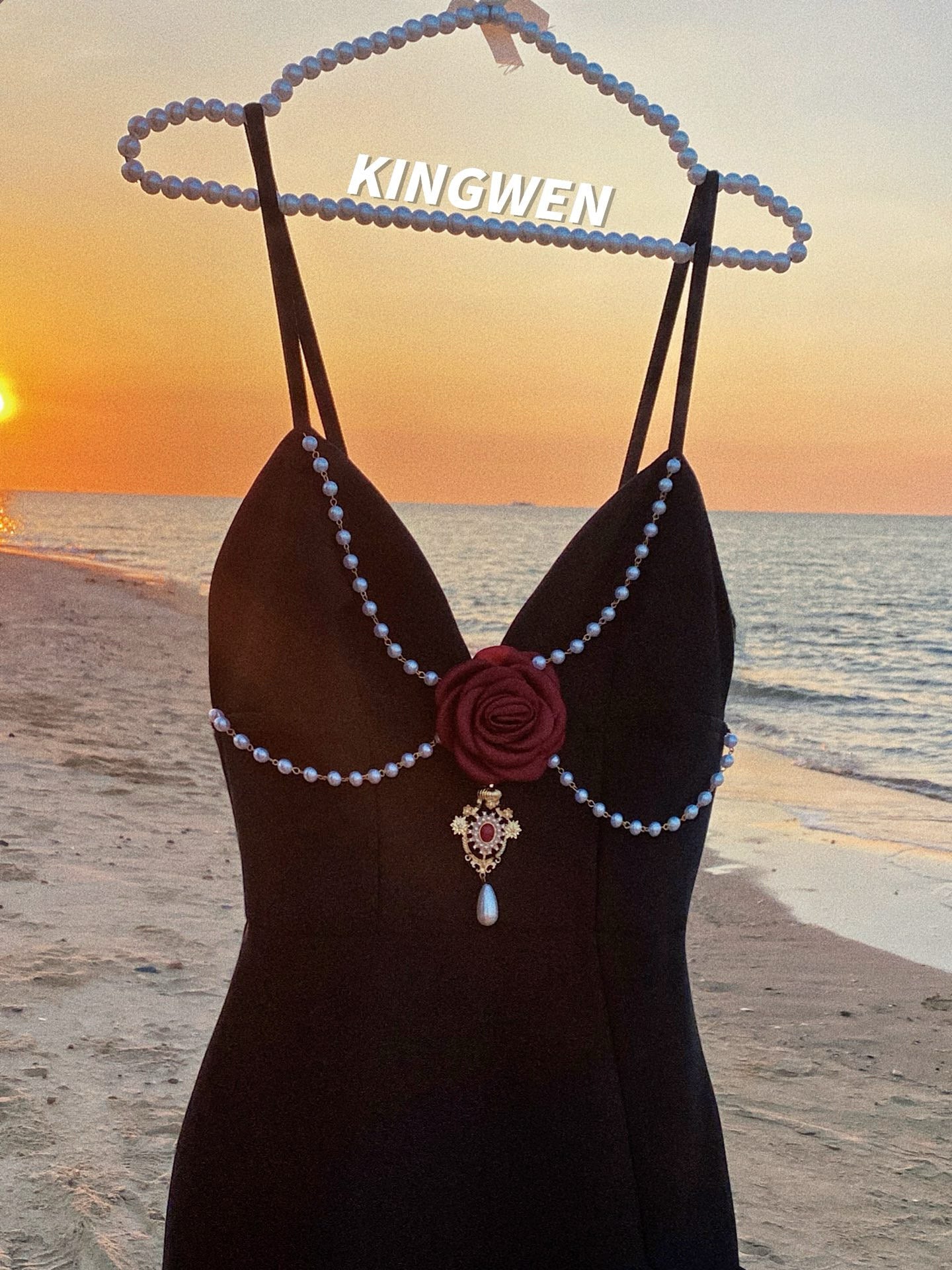 Sunset Rose Dress