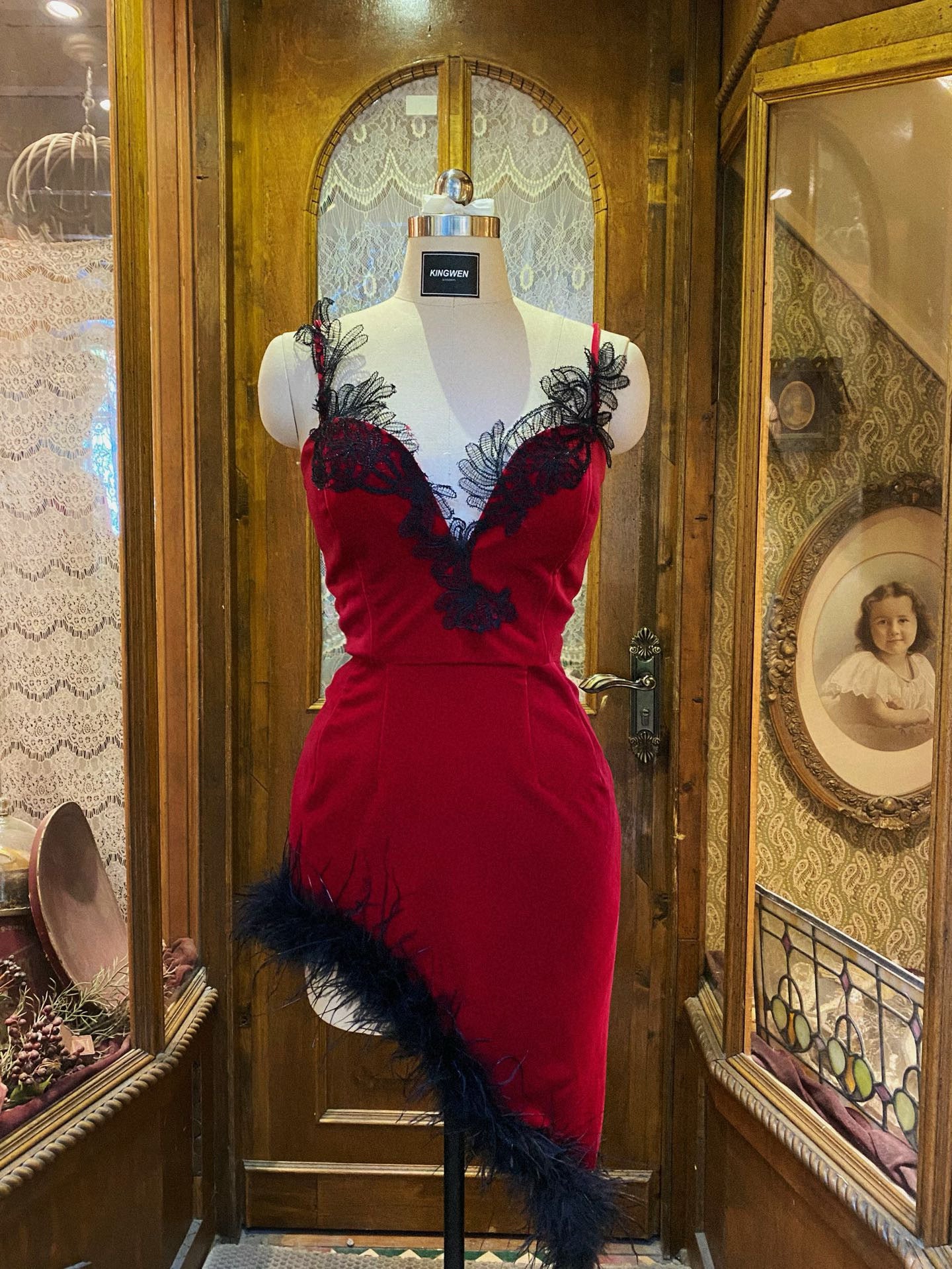 Red Velvet Seduction Dress