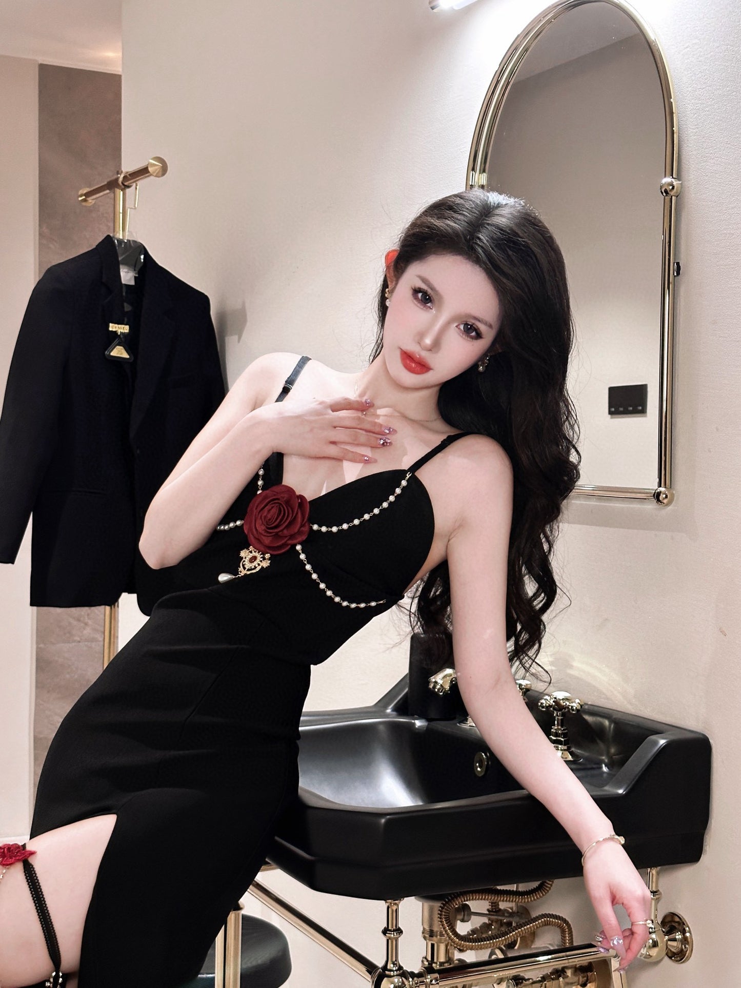 Sunset Rose Dress