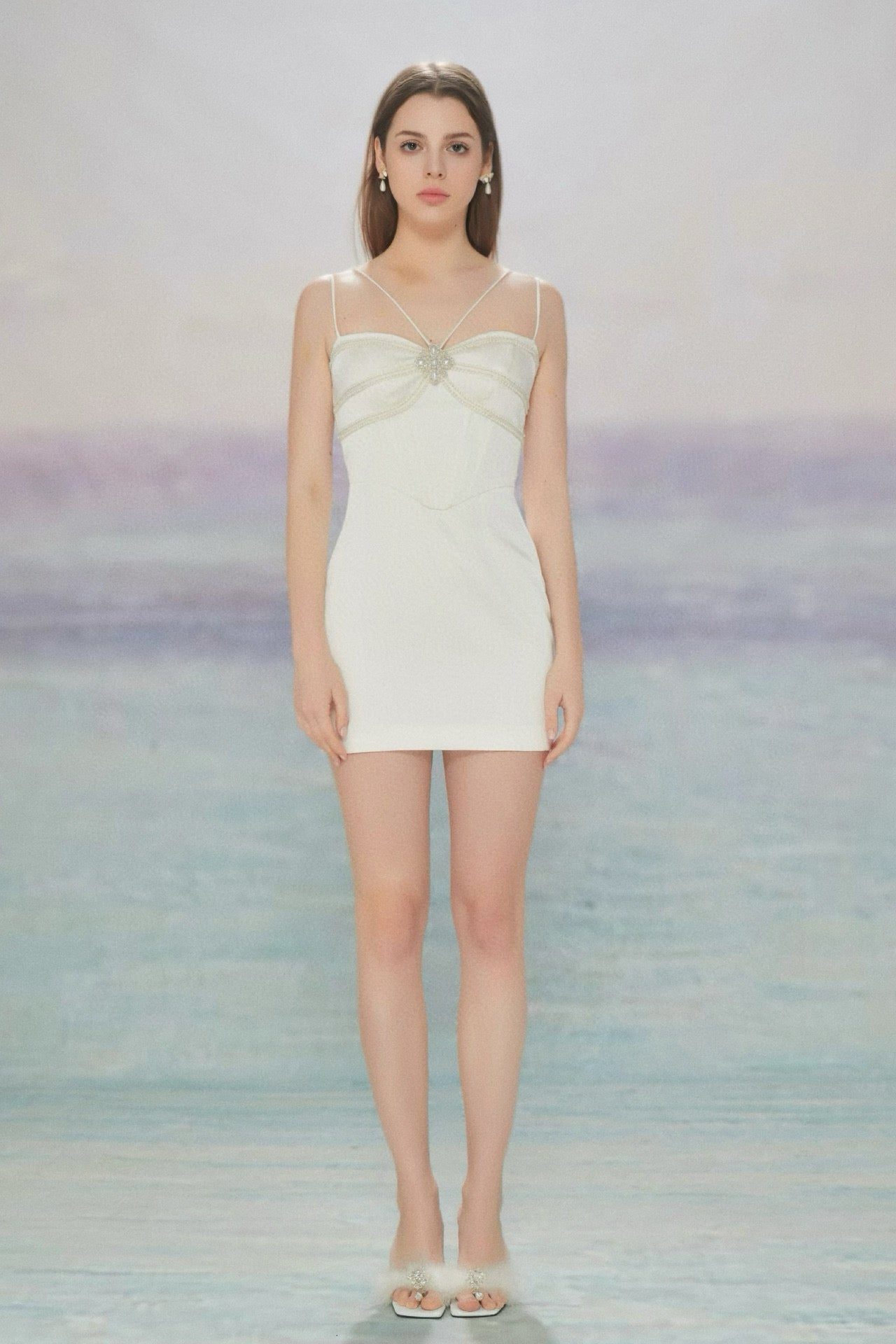Satin Bustier Dress