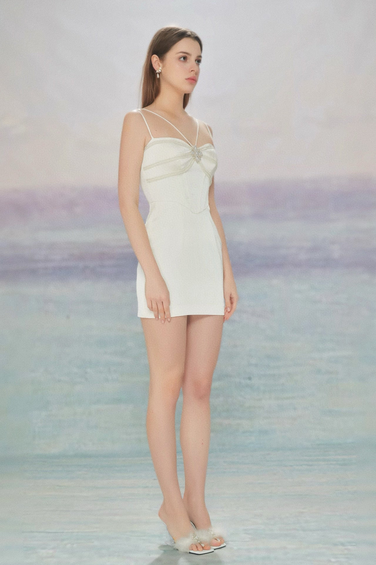 Satin Bustier Dress