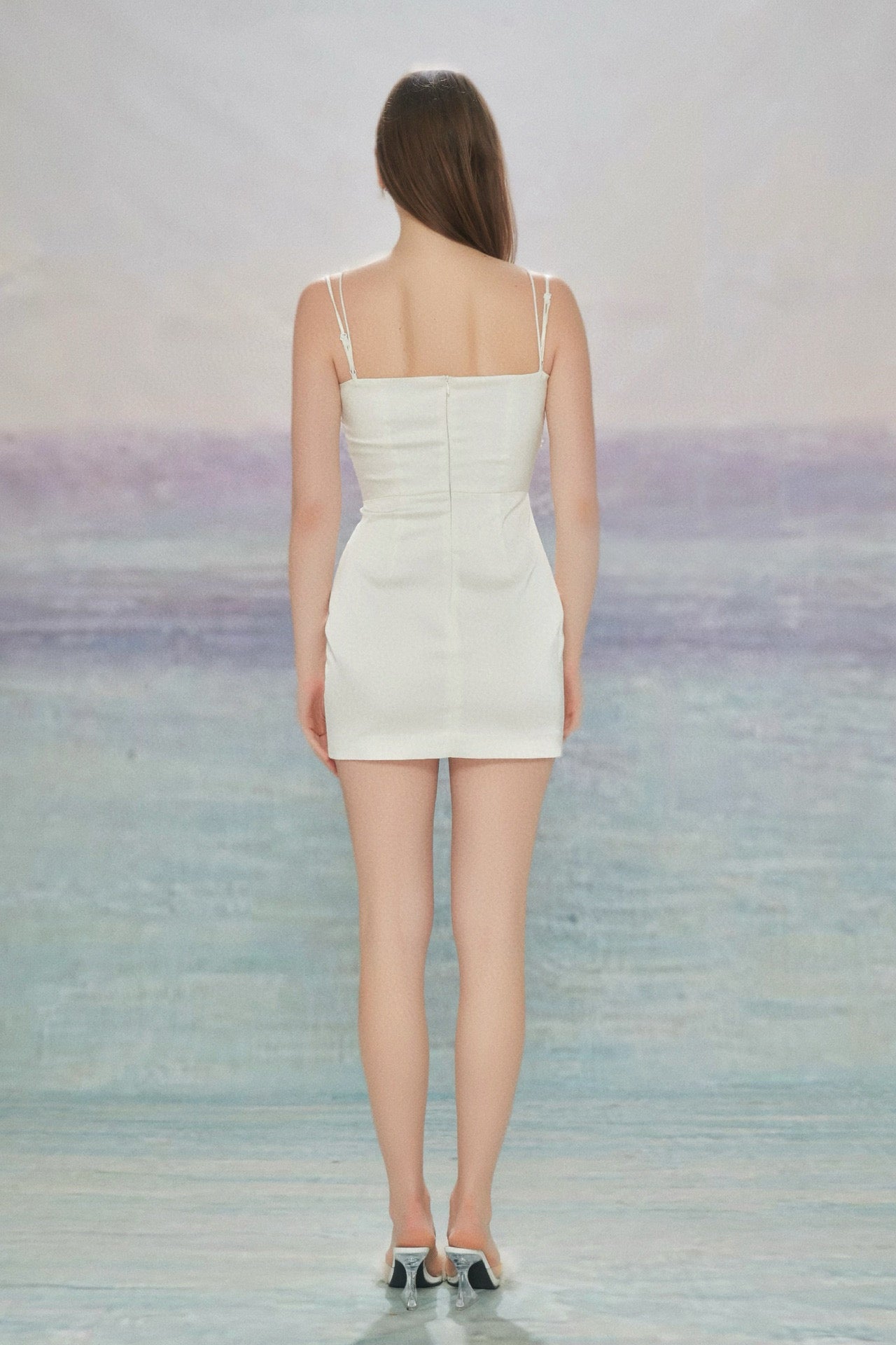 Satin Bustier Dress