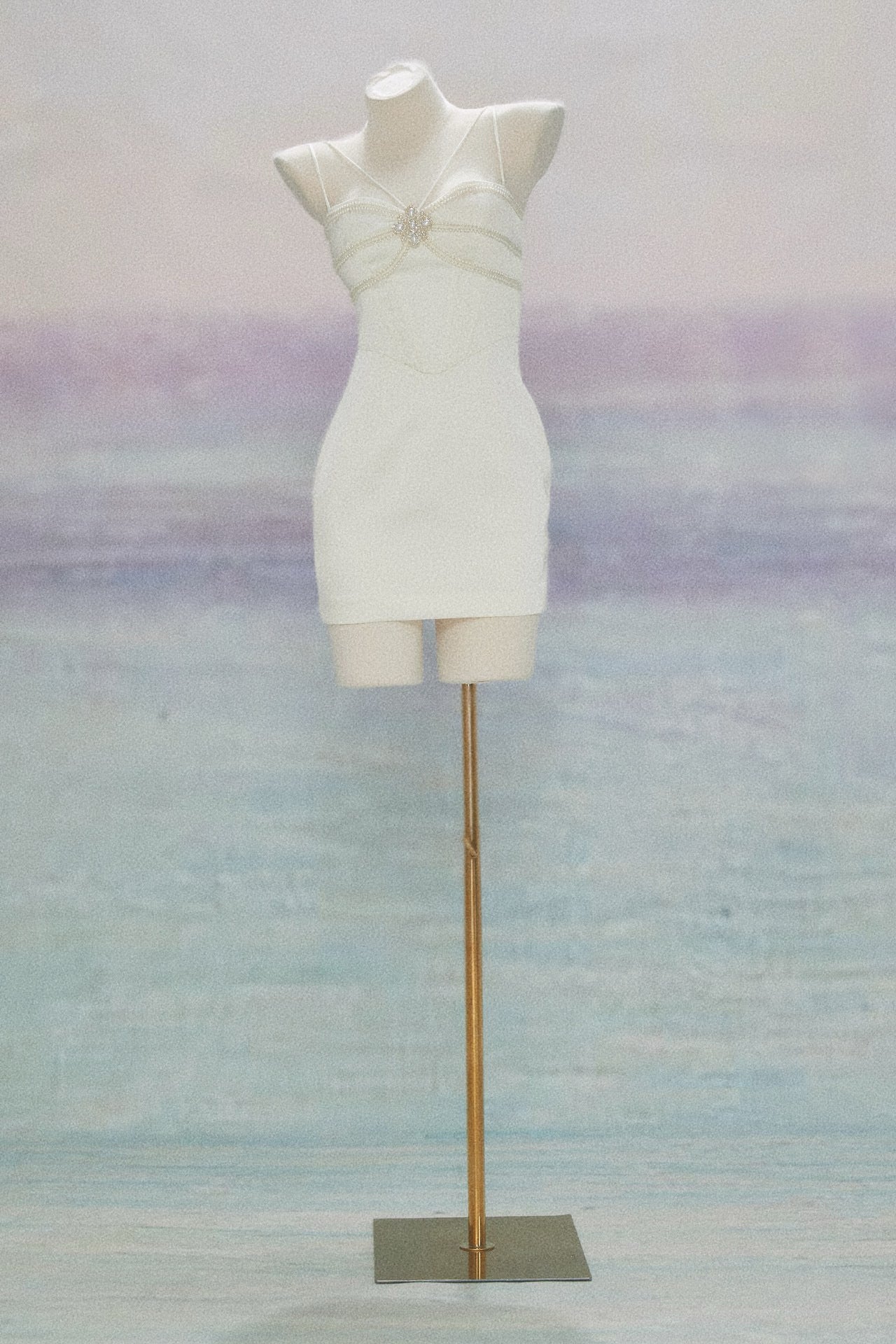 Satin Bustier Dress