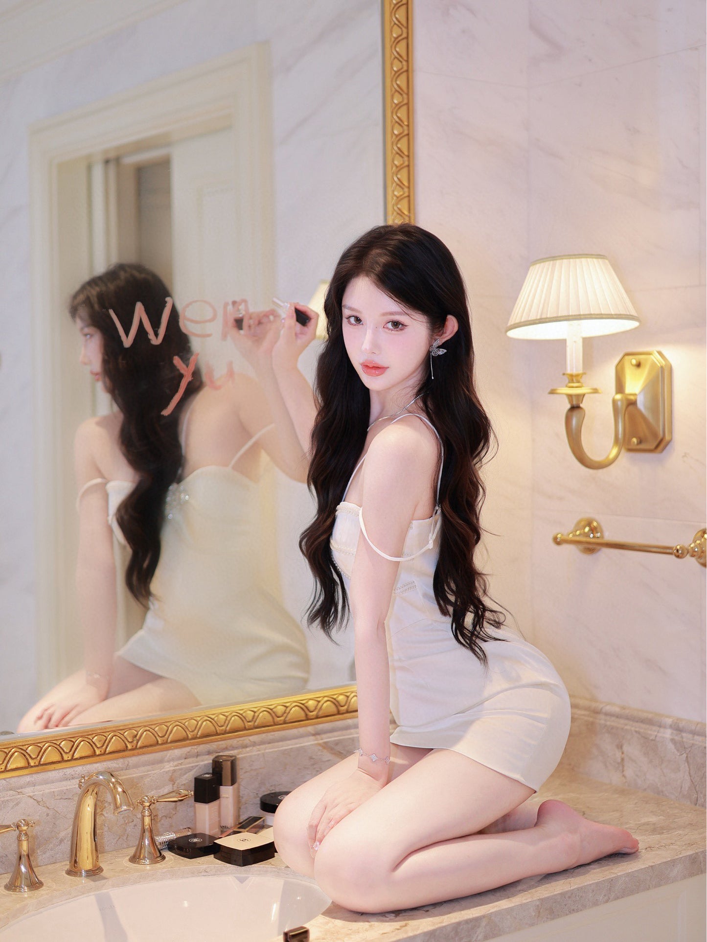 Satin Bustier Dress