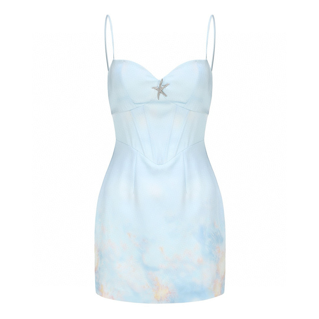 Satin Bustier Dress