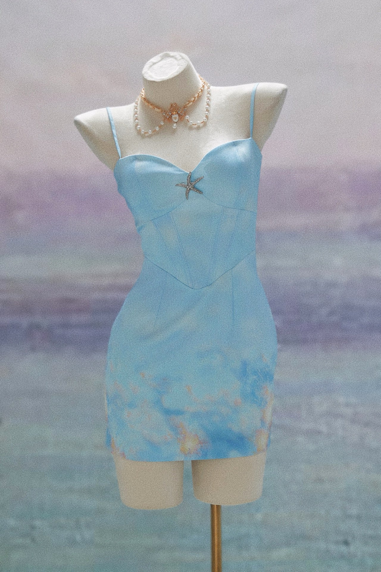 Satin Bustier Dress