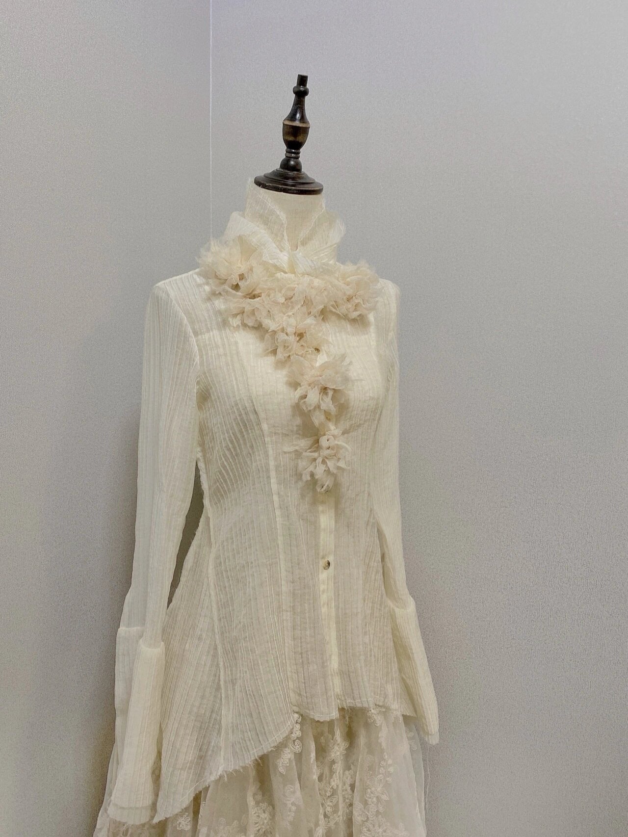Hibiscus Poetry Shirt and Skirt Set