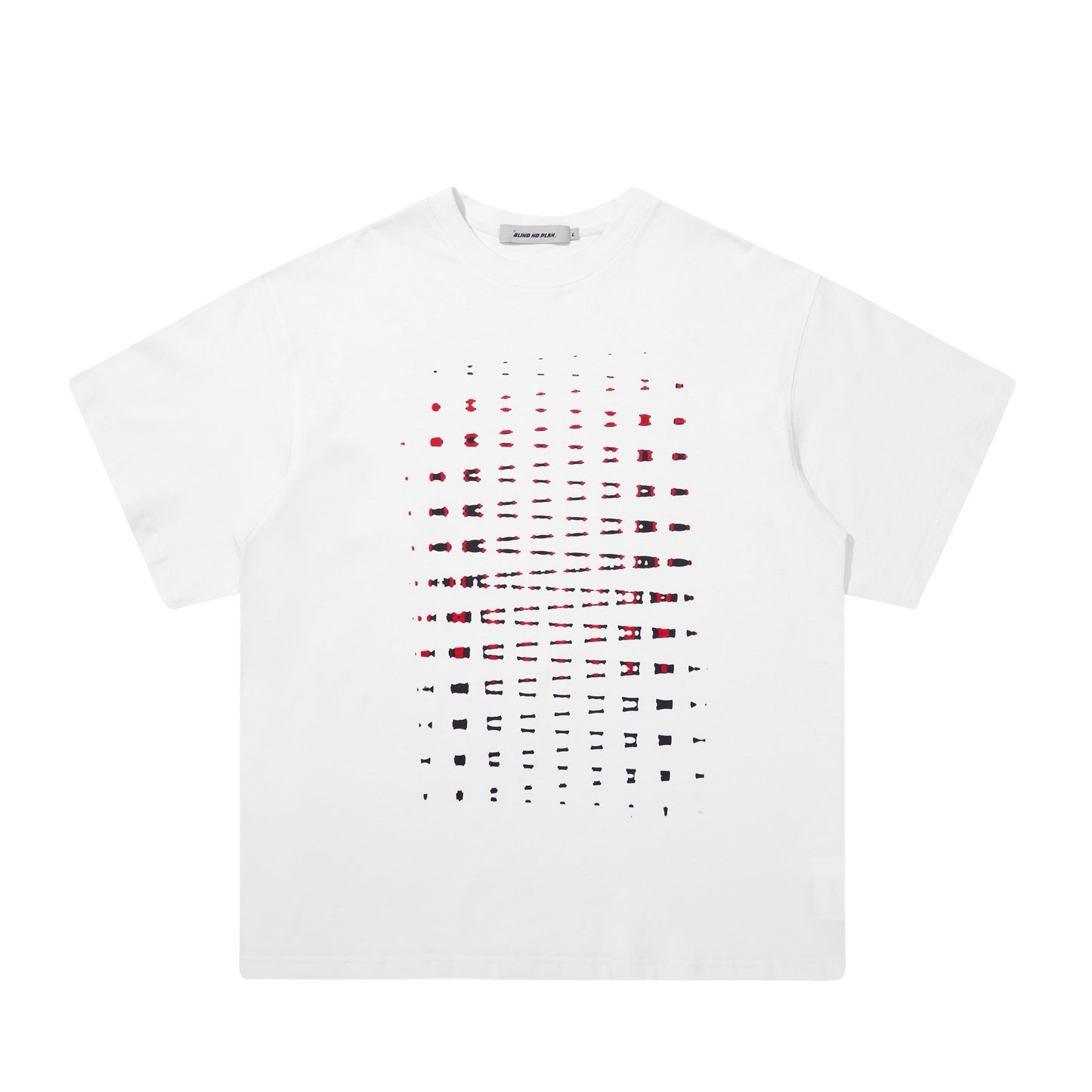 Eye Chart Print Loose T-Shirt