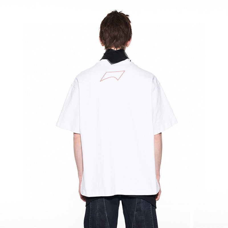 Eye Chart Print Loose T-Shirt