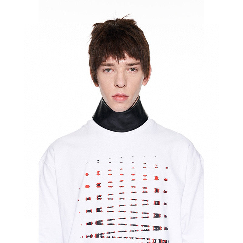 Eye Chart Print Loose T-Shirt