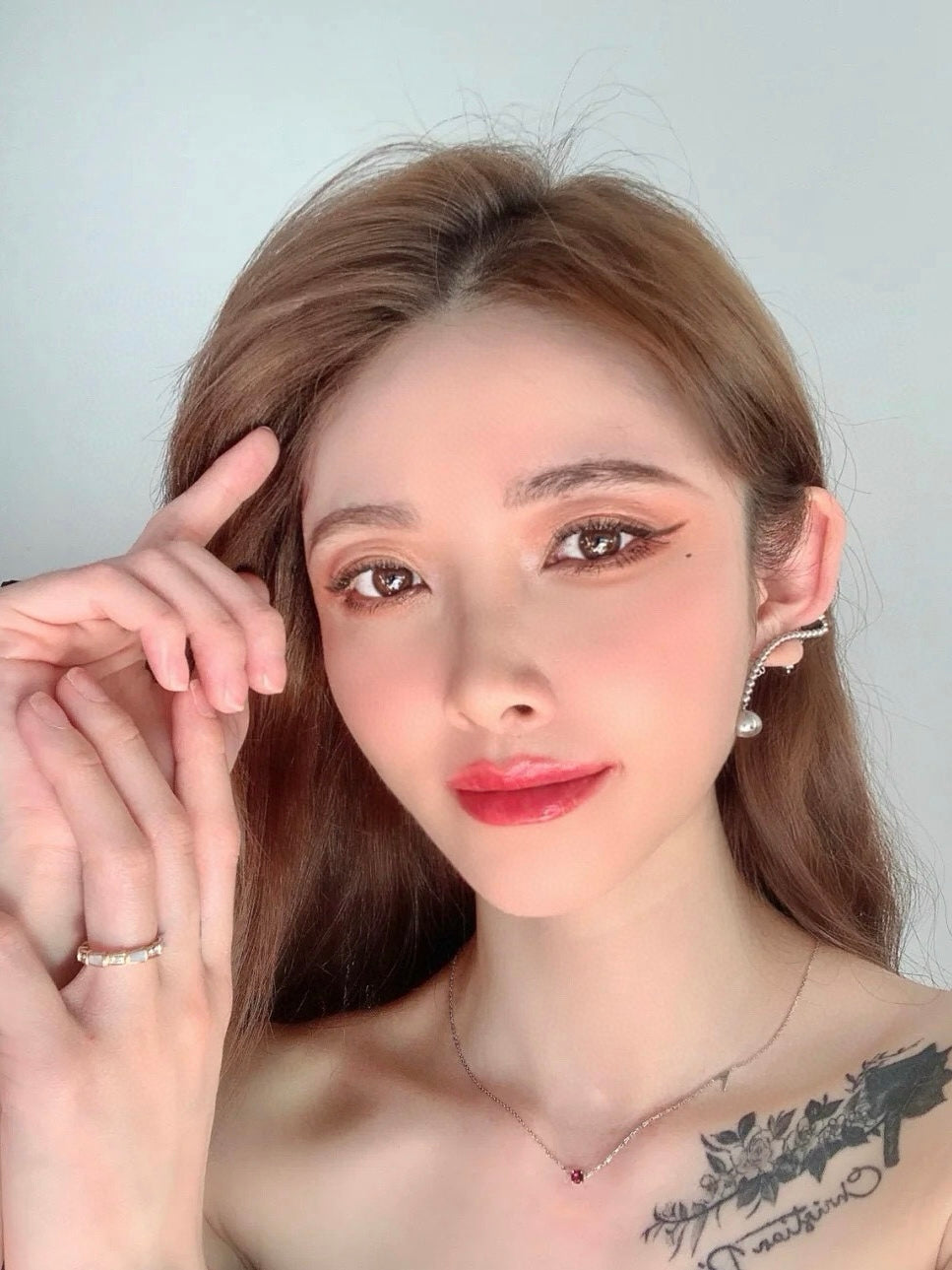 Irregular Flower Ear Cuff (Single)