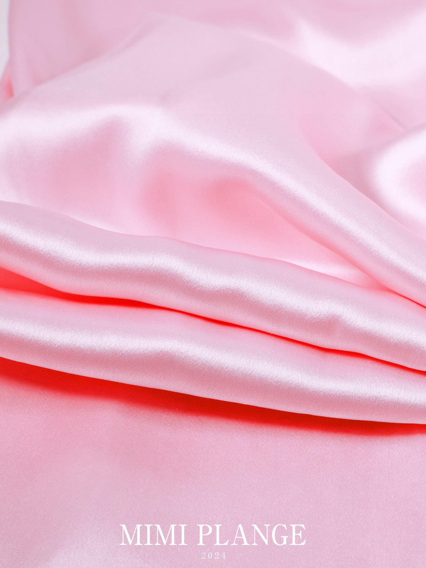 Pink Acetate Flare Pants