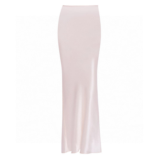 Acetate Shimmer Bodycon Skirt