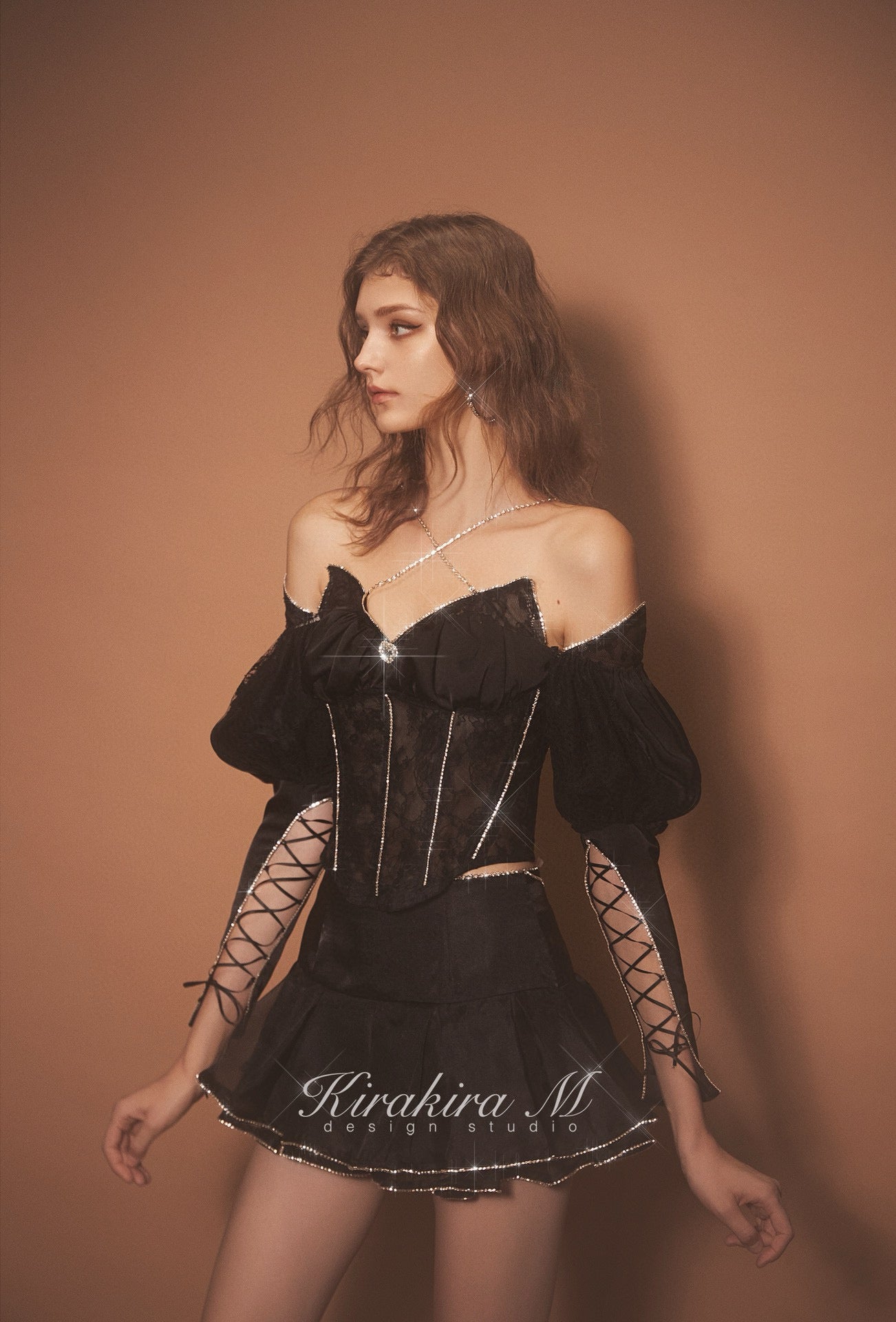 Diamond Lace Fishbone Top