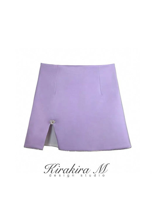 Iridescent Purple Shimmer Skirt