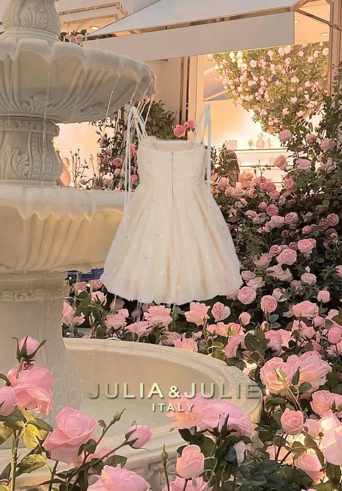 Coconut Milk Tea Color Doll Dress