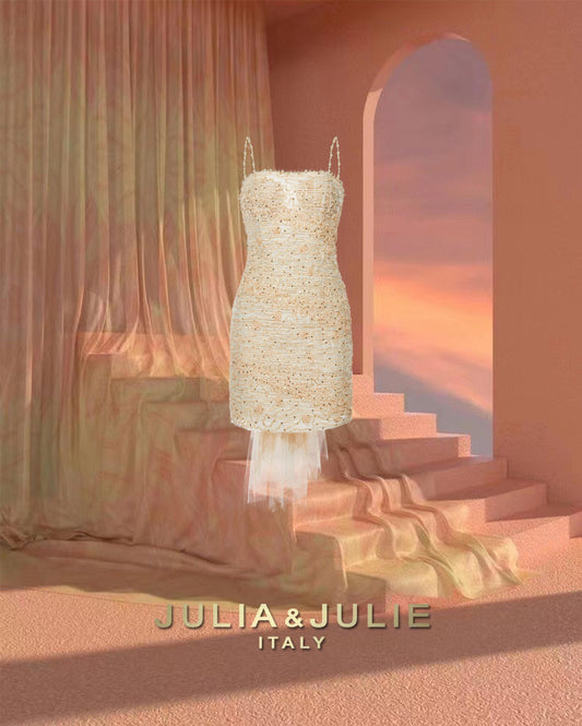 Almond Milk Cream Topping Dress