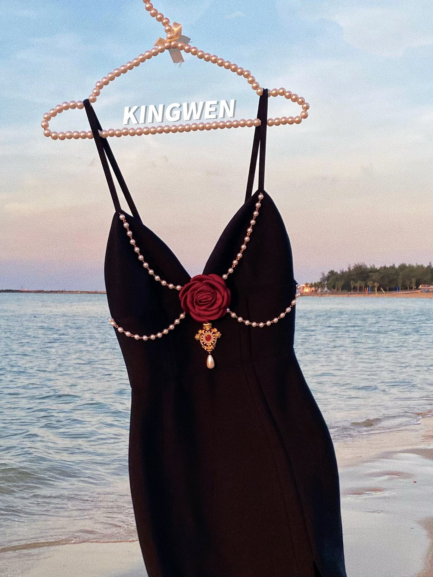 Sunset Rose Dress