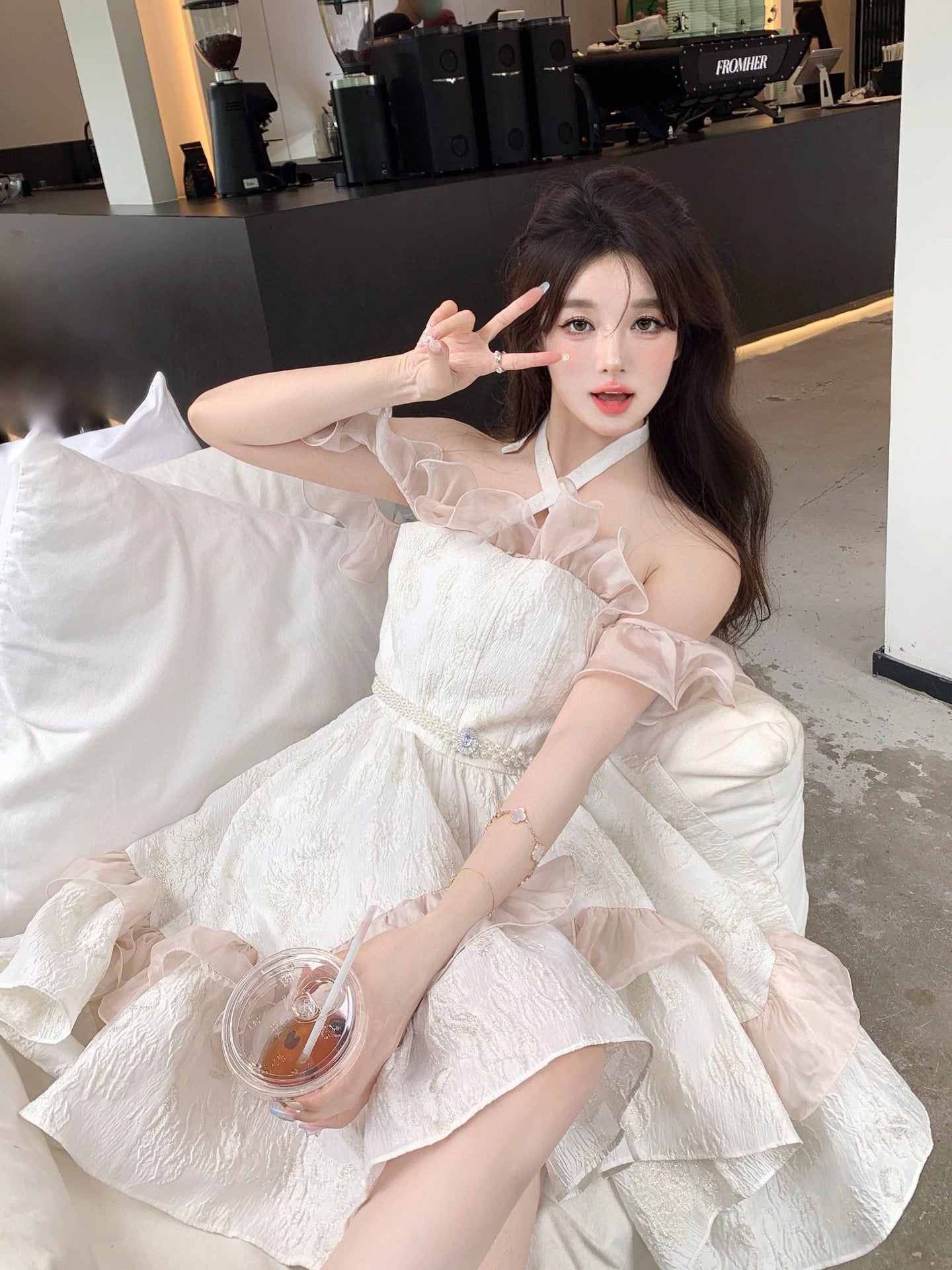 Falling Cherry Blossom Dress