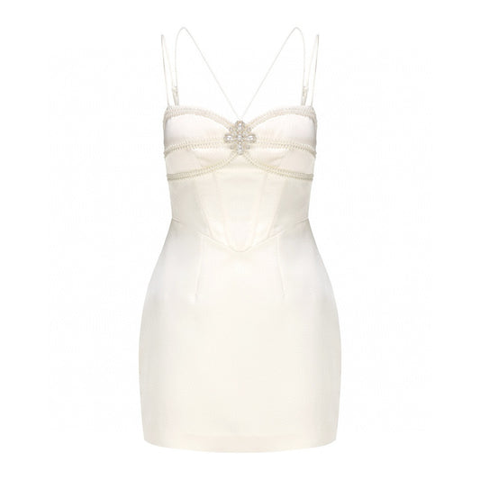 Satin Bustier Dress