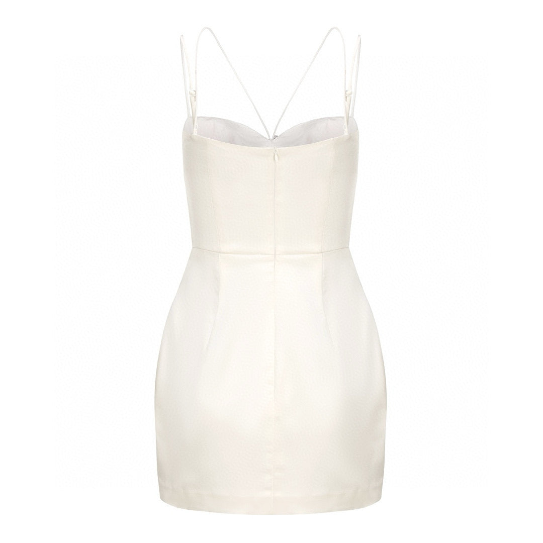 Satin Bustier Dress