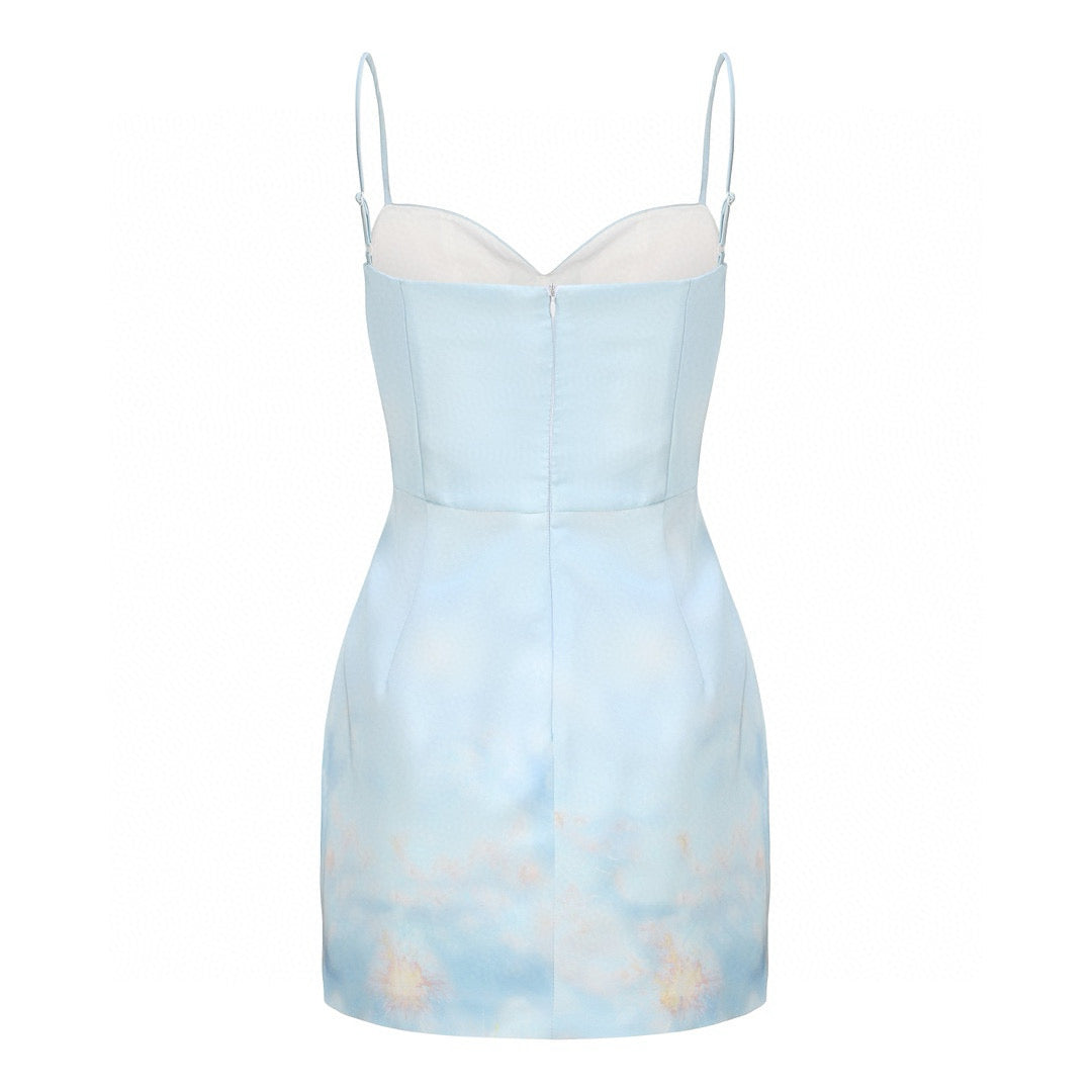 Satin Bustier Dress