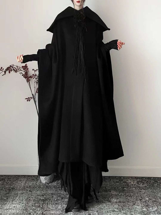 Ink Feather Cloak Coat