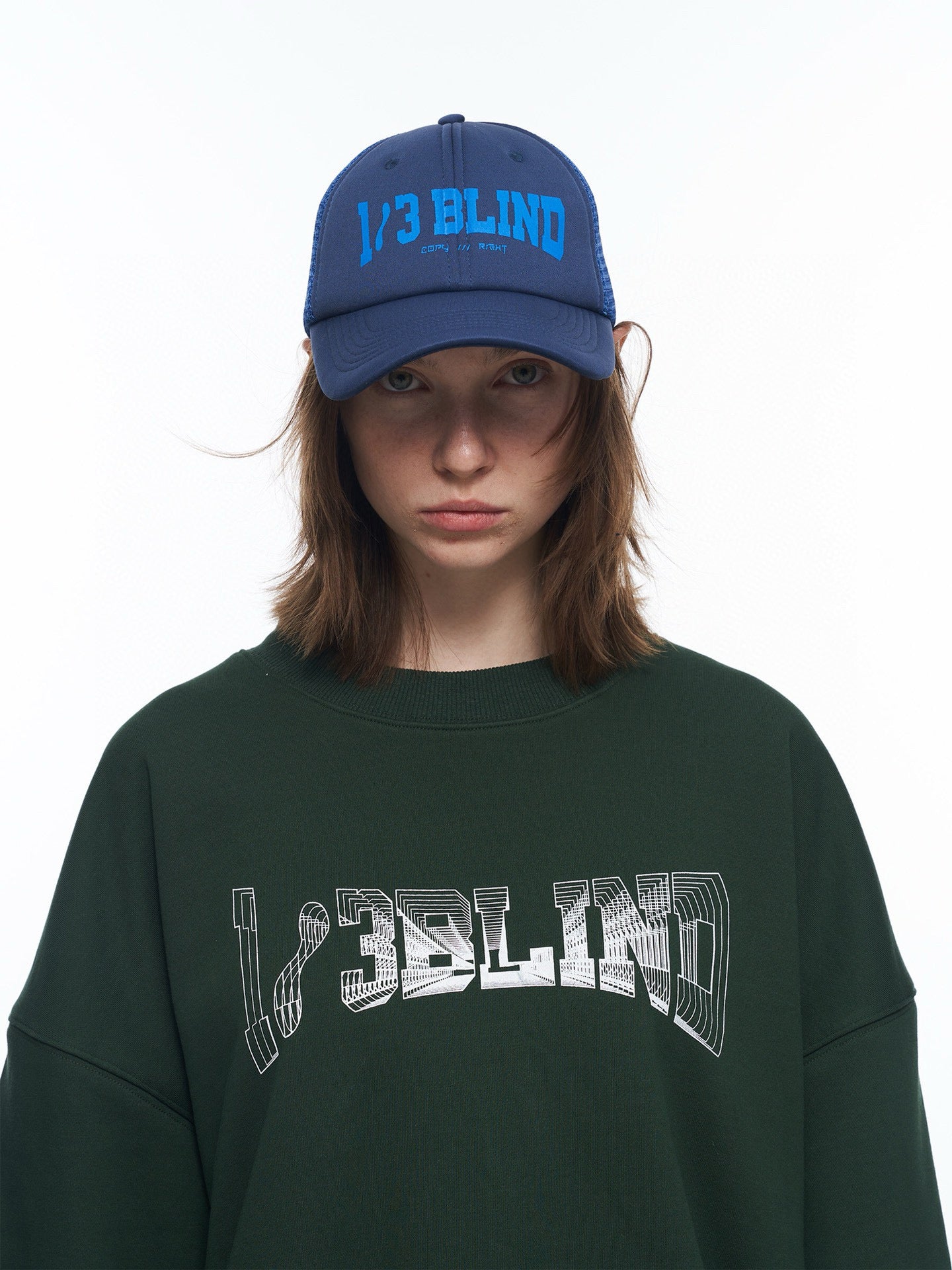 Gradient Letter Print Crewneck Sweatshirt